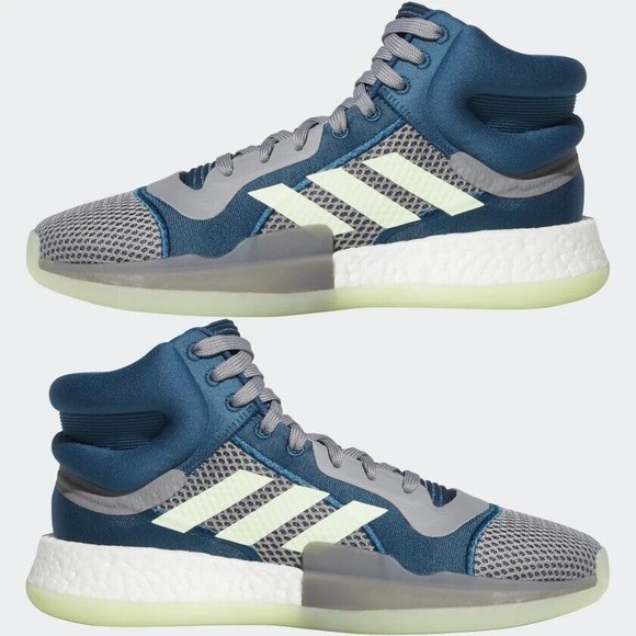 MEN\'S adidas Marquee Boost Basketball Shoes Tech Mineral Glow F97277 Size 7.5 main image 4